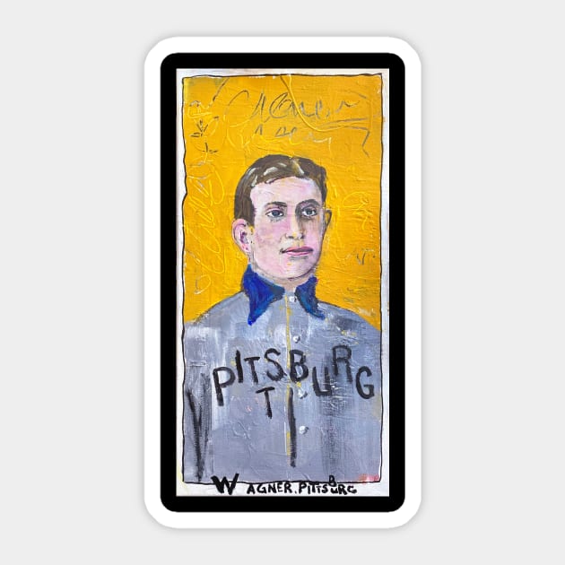 Honus Wagner Sticker by ElSantosWorld